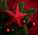 stroik świąteczny z gwiazdą